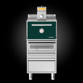 Countertop Charcoal Oven HJX Pro Small 80 with Cooking Rack , Green Color. - Mabrook Hotel Supplies