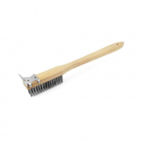 Wire Grill Brush with Scraper - Mabrook Hotel Supplies