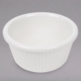 RAMEKIN FLUTED MELAMINE. 3OZ. WHITE. - Mabrook Hotel Supplies