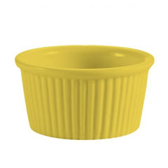 "RAMEKIN FLUTED MELAMINE, 3OZ, YELLOW COLOR" - Mabrook Hotel Supplies