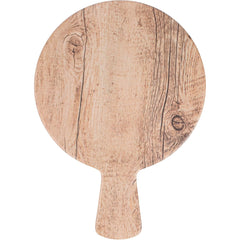 WOOD COLOR MELAMINE SERVING ROUND PADDLE , 11 (280MM) DIA, 3/5" (16MM) - Mabrook Hotel Supplies