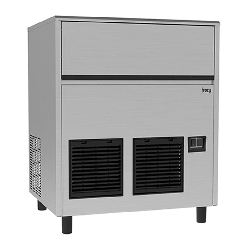 ICE MAKER 67KG/DAY WITH STORAGE BIN 40KG. - Mabrook Hotel Supplies