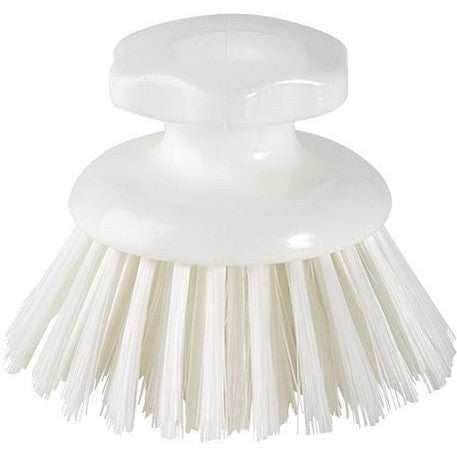 IGEAX ROUND BRUSH, WHITE, MEDIUM BRISTLE. - Mabrook Hotel Supplies