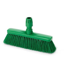 IGEAX SHORT BROOM, GREEN, MEDIUM BRISTLE - Mabrook Hotel Supplies