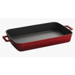 LAVA RECTANGULAR DISH 22X30 CM - RED