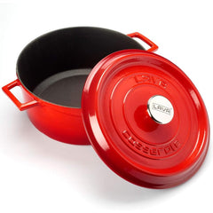 LAVA ROUND CASSEROLE - RED - Mabrook Hotel Supplies