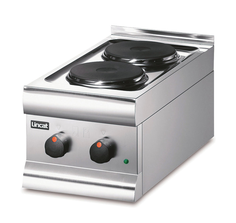 S/S ELECTRIC COUNTERTOP / BOILING TOP 2 PLATES - W 300 mm - 3.0 kW. - Mabrook Hotel Supplies