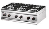 S/S GAS BOILING TOPS 6 BURNERS COUNTERTOP. - Mabrook Hotel Supplies