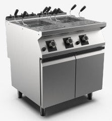 (MAMC0002699) 28 + 28 Ltr Double Well Gas Pasta Cooker with (MA97336000 - ACPC1/3 Single 1/3 Basket). - Mabrook Hotel Supplies
