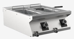 (MAMC0000669) 10 + 10 Ltr Twin Pan Electric Fryer Top. - Mabrook Hotel Supplies