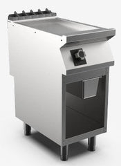 (MAMC0004239) Electric Griddle Smooth Chr Mat Pla Open Stand with (MAMC0006450M - ABVP4M Door for 40 & 80 cm Stand). - Mabrook Hotel Supplies