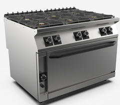 Mareno/ 120 cm 6 Gas Burner Gas Maxi Oven Range.