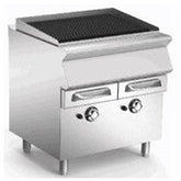 80 cm Gas Grill with Reversible cast-iron cooking Grill.
