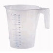 TRANSPARENT GRADUATED CARAFE 2LT.
