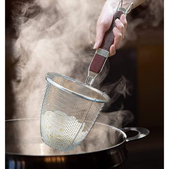 S/S MESH NOODLE NEST SKIMMER, DIA: 14 CM, HEIGHT: 14 CM - Mabrook Hotel Supplies