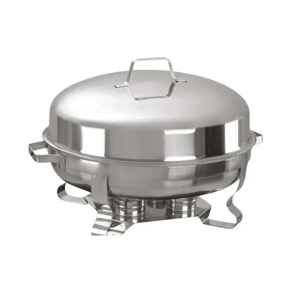 S/S ROUND CHAFING DISH, , Size:60 cm, Cap: 20 lt. - Mabrook Hotel Supplies