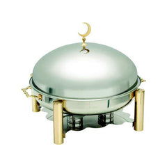 ROUND CHAFING DISH GOLD 60 CM - Mabrook Hotel Supplies