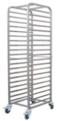 Stainless Steel Rack Trolley 40*60 20 Trays , 4 casters (2 with break). - Mabrook Hotel Supplies