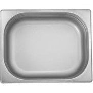 (0311.12100.60) S/S GASTRONORM CONTAINER GN 1/2-100 , Size: 265X325X100 mm , Cap: 6 Ltr.