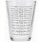 MIXING GLASS WITH OUNCE MARKING. DIA. 9 CM, H. 15CM, CAPACITY : 473 ML