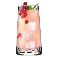 LEAFY LONG DRINK GLASS - 15.75 OZ/450 CC - Mabrook Hotel Supplies