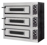 3 Deck Electric Oven Basic 3/50 6T with Glass & Light. - Mabrook Hotel Supplies