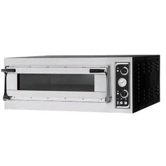 Trays 4 Glass Single Deck Mechanical Electric Oven with Steam Generator. (1F200201) - Mabrook Hotel Supplies