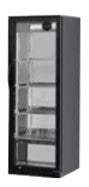 (SC-300) 1 Hinged Door Plug in Vertical Multi-Deck Cabinet with 5 Shelves - Black Color , Dim: 520x600x1810 mm (WxDxH). - Mabrook Hotel Supplies
