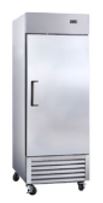 (ST-27BR) Upright Chiller Reach in One Door with American Handled - 4 Shelves & Casters , Dim: 686x821x2117 mm (WxDxH). - Mabrook Hotel Supplies