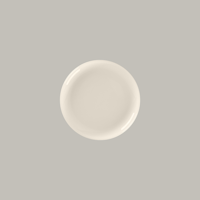 BONE CHINA FEDRA COUPE PLATE, COLOR: IVORY, DIA: 20.8 CM, HEIGHT: 2.1 CM - Mabrook Hotel Supplies