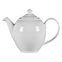 BONE CHINA FEDRA COFFEE POT WITH LID , COLOR: IVORY, DIA: 10.2 CM, HEIGHT: 13 CM, CAP: 16.4 OZ/ 48.4 CL - Mabrook Hotel Supplies