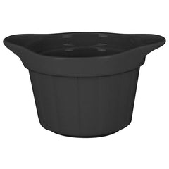 CHEF'S FUSION RAMEKIN WITH GROOVES, COLOR: BLACK MATT, DIA: 9 CM, HEIGHT: 5 CM, CAP: 7.6 OZ/ 22.5 CL - Mabrook Hotel Supplies