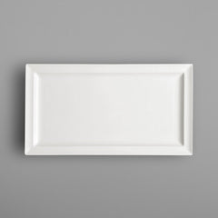 CLASSIC GOURMET RECTANGULAR FLAT PLATE,COLOR: IVORY, DIM: 33X23X2.6 CM - Mabrook Hotel Supplies