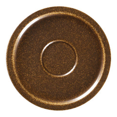 EASE SAUCER FOR ESPRESSO CUP, COLOR: RUST, DIA: 13 CM, CUP CODE- EACU09RT - Mabrook Hotel Supplies