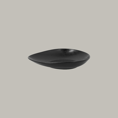 KARBON SHAPED SALAD BOWL, COLOR: BLACK, DIM: 25X21X4.5 CM, CAP: 25.3 OZ/ 75 CL - Mabrook Hotel Supplies