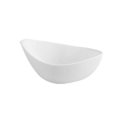 MINIMAX MINIATURE BOAT BOWL, COLOR: IVORY, DIM: 17X10.3X6.5 CM - Mabrook Hotel Supplies