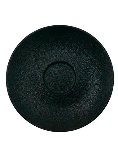 NEO FUSION BLACK 12.5CM SAUCER. TOBE USED WITH CUP CODE: RAK-NFCLCU09BK - Mabrook Hotel Supplies