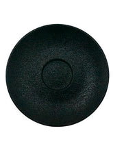 NEO FUSION BLACK 12.5CM SAUCER. TOBE USED WITH CUP CODE: RAK-NFCLCU09BK - Mabrook Hotel Supplies