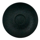 NEO FUSION BLACK CLASSIC SAUCER. DIA: 17 CM. CORRESPONDING CUP RAK-NFCLCU28BK - Mabrook Hotel Supplies
