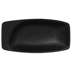 NEO FUSION MAZZA BLACK RECTANGULAR PLATE. DIM: 32X21 CM - Mabrook Hotel Supplies