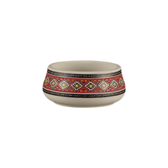 BAANTNA ARGILA THALI BOWL, UTSAV- CAP: 2.2 OZ/ 6.5 CL - Mabrook Hotel Supplies