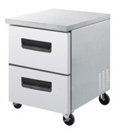 69.9cm , Under Counter Freezer with 2 Drawers. - Mabrook Hotel Supplies