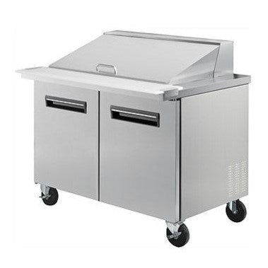 92.3cm , Double Doors Mega Salad/Sandwich Refrigerated Prep Table. - Mabrook Hotel Supplies