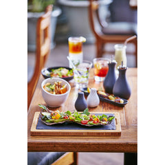 REVOL RECTANGULAR PLATE LINER, BAMBOO - 34X19.5X1.5 CM - Mabrook Hotel Supplies