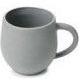 (654813) NO. W MUG WITH HANDLE , MATT GREY RECYCLAY, DIA: 7.9 CM, HEIGHT: 9 CM, CAP: 11 OZ
