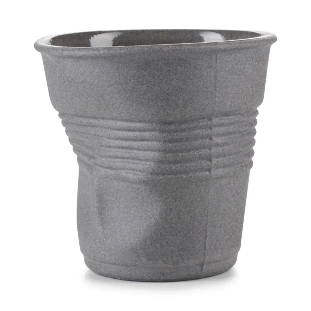 (652786)FORISSES ESPRESSO CRUMPLED TUMBLER,100% RECYCLAY,DIM:6.5X6 CMCAP:2.75 OZ - Mabrook Hotel Supplies