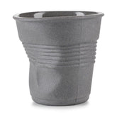 (652786)FORISSES ESPRESSO CRUMPLED TUMBLER,100% RECYCLAY,DIM:6.5X6 CMCAP:2.75 OZ - Mabrook Hotel Supplies