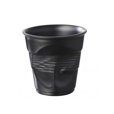 (636405)FROISSES BREAKFAST CRUMBLED TUMBLER,SATIN BLACK,DIA:10.5CM H-11.4,OZ 11 3/4 - Mabrook Hotel Supplies