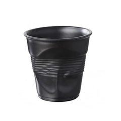 (636405)FROISSES BREAKFAST CRUMBLED TUMBLER,SATIN BLACK,DIA:10.5CM H-11.4,OZ 11 3/4 - Mabrook Hotel Supplies