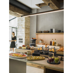 (656297) YLI COLLECTION SHOVEL PLATE, MATT SLATE STYLE, DIM: 18.5X14.5X2.5 CM - Mabrook Hotel Supplies